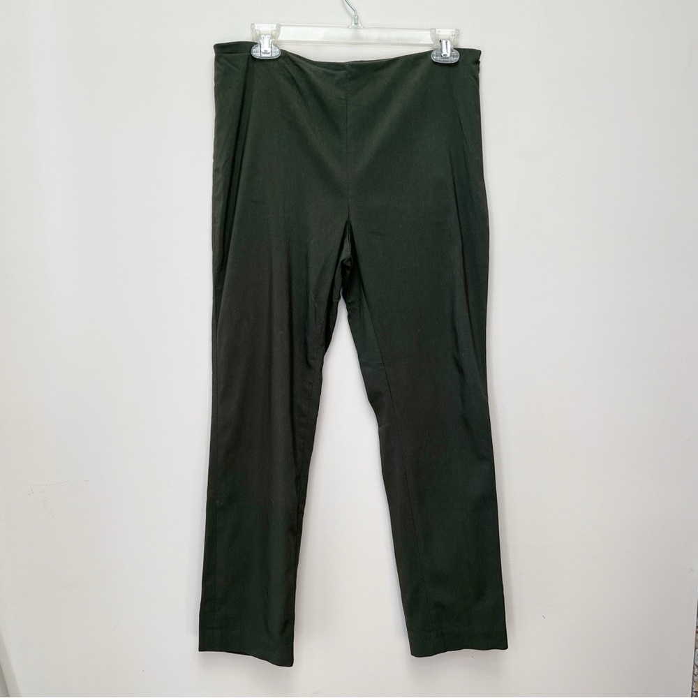 Context Ponte Pants‎ Olive Green Ankle Size L